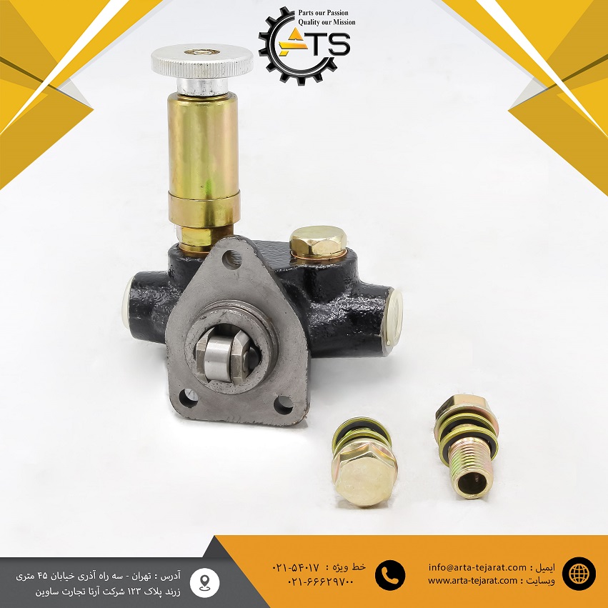 پمپ سه گوش گازوئیل موتور 6D125 کوماتسو برند ATS کد فنی DK105207-1100 1 پمپ سه گوش گازوئیل موتور 6D125 کوماتسو برند ATS کد فنی DK105207-1100