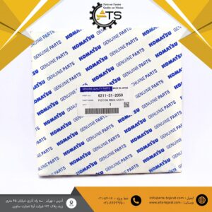 رینگ پیستون موتور 6D140 کوماتسو برند KOMATSU کد فنی ‎6211-31-2050