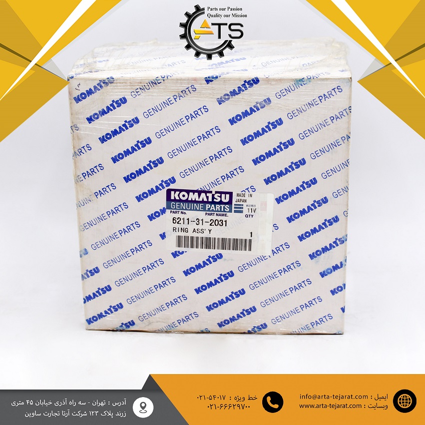 رینگ پیستون بلدوزر D155A-2 کوماتسو برند TAIWAN کد فنی 6211-31-2031 1 رینگ پیستون بلدوزر D155A-2 کوماتسو برند TAIWAN کد فنی 6211-31-2031