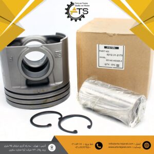 پیستون چدنی موتور 6D140 کوماتسو برند IZUMI کد فنی 6212-31-2170