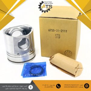 پیستون موتور 6D102 کوماتسو و 6BT کامینز برند ART ژاپن کد فنی 6735-31-2111
